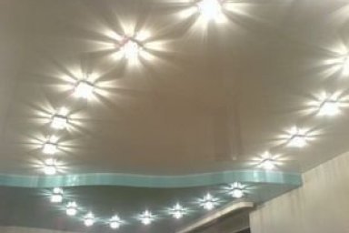 Расположение Точечных Светильников на Натяжном Потолке